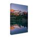 Loon Peak® Alan Majchrowicz "Mount Jefferson Panel III" Canvas Art Canvas in Blue/Green | 19 H x 12 W x 2 D in | Wayfair