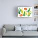 Red Barrel Studio® Melissa Averinos "Kitchen Garden VII Cream" Canvas Art Canvas in Green/White | 16 H x 24 W x 2 D in | Wayfair