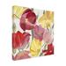 Red Barrel Studio® Dressing by Sandra Iafrate - Wrapped Canvas Graphic Art Canvas in Brown/Pink/Red | 14 H x 14 W x 2 D in | Wayfair