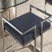 Tanner Velvet Upholstered Chrome Finish Metal Barstool (Set of 2) by iNSPIRE Q Bold
