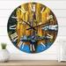 Designart 'Temple Of Saint Andrew On The Small Island' Lake House wall clock