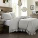 HiEnd Accents Lily Washed Linen Comforter Set, 3PC