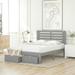 Modern Design Full Size Platform Bed with Two Drawers