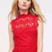 Free People Dresses | Nwt Free People Dress Medium Daydream Lace Bodycon Slip Cherry Red Sz Xs | Color: Red | Size: Xs