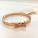 Kate Spade Jewelry | Kate Spade Bangle/Bracelet Rose Gold Bow | Color: Gold/Pink | Size: Os