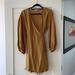 Madewell Dresses | Nwot Madewell Wrap Dress | Color: Gold | Size: Xs