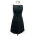 J. Crew Dresses | J. Crew Sleeveless Textured Floral Silk Blend Tea Cocktail Dress | Color: Black | Size: M