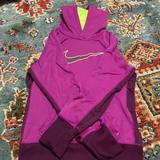 Nike Shirts & Tops | Girls Nike Sweatshirt | Color: Green/Purple | Size: Mg