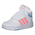 adidas Boy's Unisex Kids Hoops Mid 3.0 Ac I Trainers, FTWR White Acid Red Sky Rush, 7 UK Child