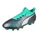 PUMA One 2 IL Leather HG Men's Football Boots-Green-7.5