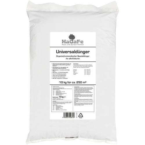 Universaldünger org. - min. Gartendünger Rasendünger Gemüse Dünger 10 kg (1 x 10 kg) - Hagafe
