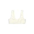 Kendall & Kylie Swimsuit Top White Solid Scoop Neck Swimwear - Women's Size X-Large