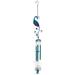 CoTa Global Peacock Wind Chime - Handmade Glass And Metal Chime - Multicolor - 40.9 inches