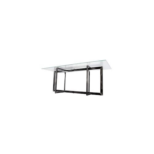 Esstisch (120×80 cm H=75 cm) BUSK Wohnzimmertisch Esszimmertisch Schreibtisch modernes Design Glastisch Glas Loft Handmade Vintage Deco