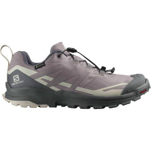 SALOMON Damen Trailrunningschuhe SHOES XA ROGG 2 GTX W Quail/FrstGy/Morga, Größe 43 ⅓ in Grau