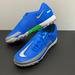 Nike Shoes | New! Nike Men's Blue Phantom Gt Academy Turf Soccer Shoes Size 7 | Color: Blue/Silver | Size: 7