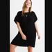 Madewell Dresses | Madewell Black Crewneck Button Back Easy Dress | Color: Black | Size: Xs