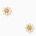 Kate Spade Jewelry | Kate Spade Dazzling Daisies Flower Stud Earrings White Nwt | Color: Gold/White | Size: Os