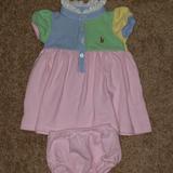 Ralph Lauren Dresses | Baby Girl Ralph Lauren Dress | Color: Gray | Size: 3mb