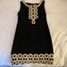 Lilly Pulitzer Dresses | Lilly Pulitzer Black And Gold Dress Size 4 | Color: Black/Gold | Size: 4