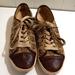 Michael Kors Shoes | Michael Kors Gold And Brown Sneakers | Color: Brown/Gold | Size: 10