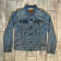 Levi's Jackets & Coats | Levis Denim Trucker Jacket Slim M | Color: Blue | Size: M