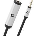 OEHLBACH I-Connect AD 63/35 - Stereo Audio-Adapter 6,3 mm Klinken-Buchse / 3,5 mm Klinken-Stecker, hochwertige Ausführung - 15cm