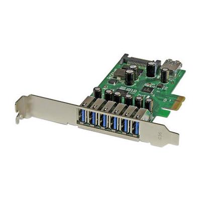StarTech 7-Port USB 3.0 PCI Express 2.0 x1 Card PE...