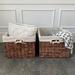 America Basket Co Wicker Basket Set Wicker in Brown | 12 H x 15 W x 18 D in | Wayfair BW150-D