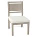 Summer Classics Avondale Patio Dining Side Chair w/ Cushions Wood in Brown | 36 H x 20.5 W x 25.5 D in | Wayfair 294227+C2246258N