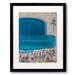 Made & Curated The Playa II By Carlos Davila Rinaldi Paper in Blue | 21.25 H x 17.25 W x 0.875 D in | Wayfair 78342_Matted Paper_16 x 20