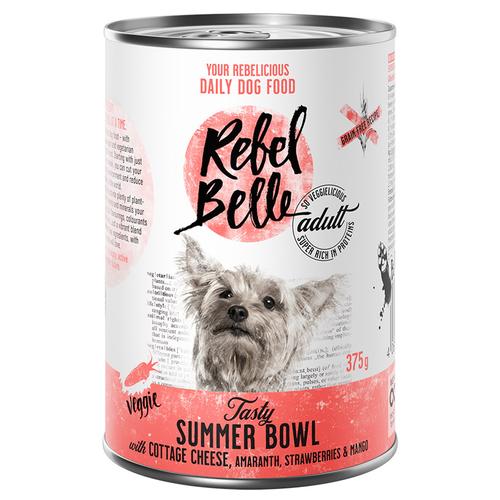 6x375g Adult Tasty Summer Bowl - veggie Rebel Belle Hundefutter nass