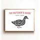 Cuts of Duck Print, The Butcher's Guide Wall Art, Vintage Style Butcher's Guide, Cuts of Meat Wall Hanging, BBQ Poster, Retro Cuts of Duck