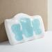 Sleep Philosophy White Cooling Gel Pad Contour Foam Pillow with Removable Cover