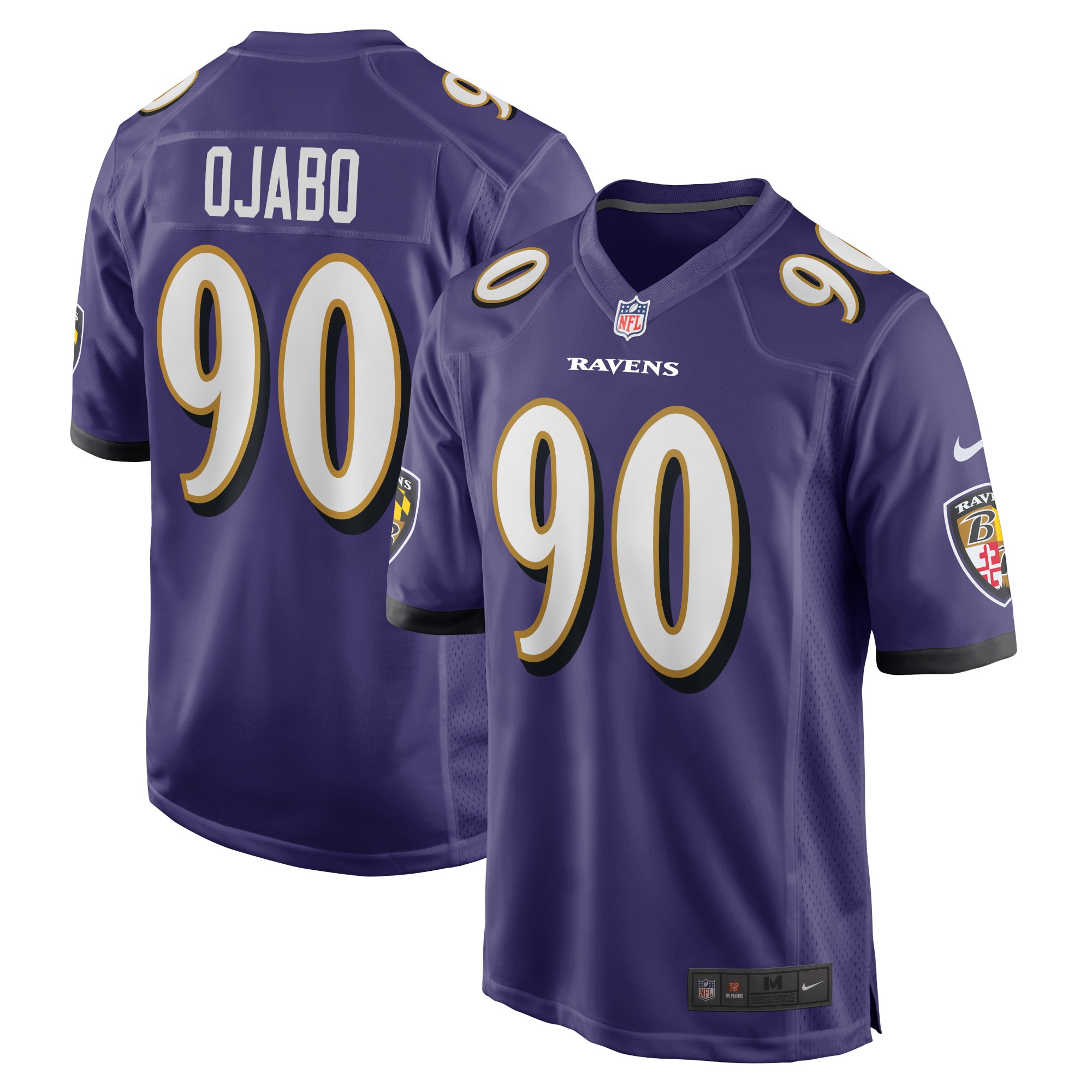 Baltimore Ravens Nike Game Heimtrikot - Lila - David Ojabo - Herren Image