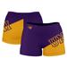 Women's Purple Northern Iowa Panthers Color Block Shorts