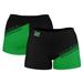 Women's Black Marshall Thundering Herd Color Block Shorts