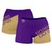 Women's Purple Western Carolina Catamounts Color Block Shorts