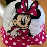 Disney Accessories | Disney Minnie Mouse Toddler/Baby Hat New Condition | Color: Pink/White | Size: Osg