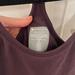 Athleta Tops | Athleta Small Ribbed Tank With Built In Bra. Maroon. Worn A Few Times. | Color: Red | Size: S