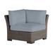 Summer Classics Club Woven Patio Lounge Chair w/ Cushions Metal/Wicker/Rattan in Black | 29.5 H x 34 W x 34 D in | Wayfair 36202+C585H4326W4326