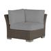 Summer Classics Club Woven Patio Lounge Chair w/ Cushions Metal/Wicker/Rattan in Black | 29.5 H x 34 W x 34 D in | Wayfair 36202+C585H4278N