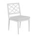 Summer Classics Elegante Patio Dining Side Chair w/ Cushions in Black | 36.25 H x 20.25 W x 24.25 D in | Wayfair 425197+C6754325W4325