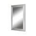 Charlton Home® Gritton Wall Mirror in White/Brown | 53.75 H x 35.75 W x 0.75 D in | Wayfair 8070DE6C900A449B8502DBD5D347C7C8