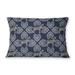 ZEBRA HERD NAVY Lumbar Pillow By Kavka Designs