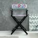 24" Director's Chair Black Frame-Garden Classics - 23"W x 19"D x 39.5"H