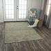 Alora Decor Laine Grey and Beige Stripe Hand-tufted Wool Rug