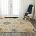 Alora Decor Muse Beige and Floral Medallion Hand-knotted Wool Rug
