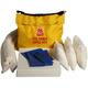 Kit de déversement contient 2 x Haz, 3 x 1,2m Sock, 3 x coussins, 35 x tampons pour Huile ( Prix