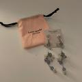 Kate Spade Jewelry | Kate Spade Full Floret Dangle Earrings Nwt | Color: Purple/Silver | Size: Os